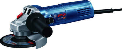 Bosch GWS 900-100 Heavy Duty Electric Angle Grinder, 900W, M10, 100 mm Disc Dia., Lockable Switch, Direct Cooling, 1.9 kg + Wrench, Protective Guard & Auxiliary Handle, 1 Year Warranty 