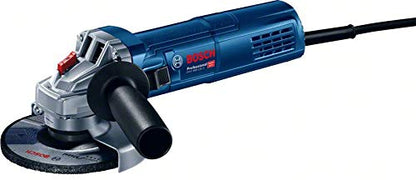 Bosch GWS 900-125 S Heavy Duty Electric Angle Grinder, 900W, M14, 11,000 rpm, Variable Speed, Lockable Switch, Restart Protection, 1.9 kg +4 Bosch Accessories, 1 Year Warranty 