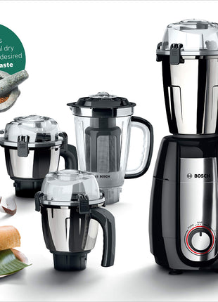 Bosch Pro 1000W Mixer Grinder MGM8842MIN - Black 