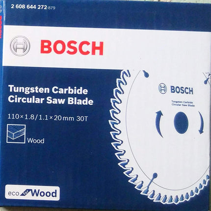 Bosch Professional Circular Saw Blade For Wood 4''/ 100mm Dia, 20mm Bore, 30 Teeth, Pack Of 1 