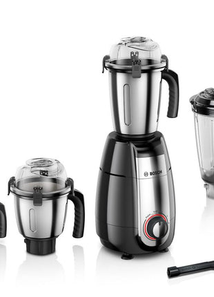 Bosch TrueMixx Pro MGM8856BIN 1000 Watt 5 Jar Mixer Grinder, (Black) 