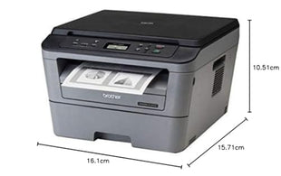 Brother DCP-L2520D Automatic Duplex Laser Printer with 30 Pages Per Minute Print Speed, Multifunction (Print Scan Copy), 2 in 1 (ID) Copy Button, LCD Display, 32 MB Memory, 250 Sheet Paper Tray, USB 