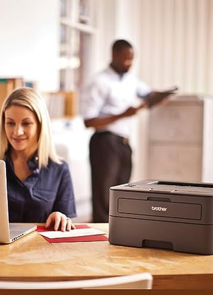 Brother HL-L2321D Automatic Duplex Laser Printers with 30 PPM Print Speed, 8 MB Memory, Large 250 Sheet Paper Tray, Wired USB Connectivity - Black 