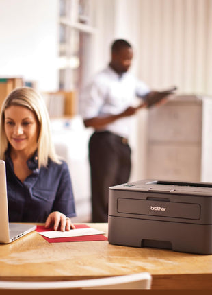 Brother HL-L2321D Automatic Duplex Laser Printers with 30 PPM Print Speed, 8 MB Memory, Large 250 Sheet Paper Tray, Wired USB Connectivity - Black 