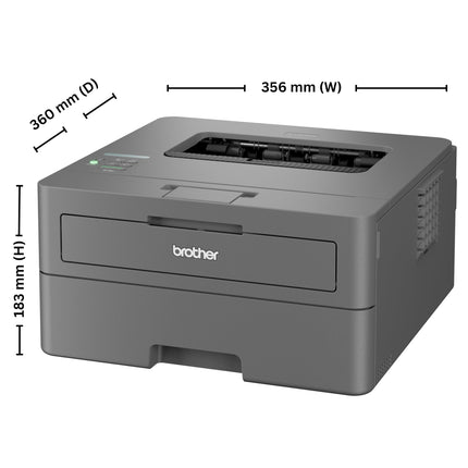 Brother HL-L2440DW(New Launch)Auto Duplex Monochrome Laser Printer,30 PPM Print Speed,LCD Display,64 MB Memory,(WiFi Direct LAN USB),250 Sheet Paper Tray,3000 Pages Inbox Toner,Free Installation,Black 