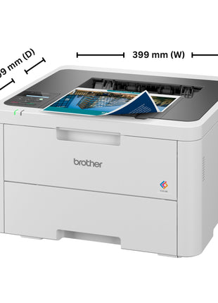 Brother HL-L3220CDW (New Launch) Automatic Duplex Color Laser LED Printer, 1 Line LCD Display, 256 MB Memory, 250 Sheets Paper Tray, USB 2.0, WiFi (Dual Band), WiFi Direct, 18 PPM, Free Installation 