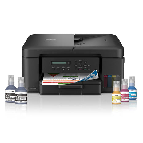 Brother Ink Tank DCP-T730DW (New Launch) WIFI Auto Duplex Color Multifunction Printer (Print Scan Copy), ADF, Print Upto 15K Pages Black & 5K in Color Each for(CMY), Extra Black Ink, Free Installation 