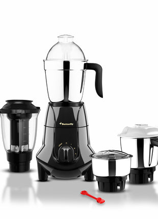 Butterfly Jet Elite Mixer Grinder, 750W, 4 Jars (Grey) 