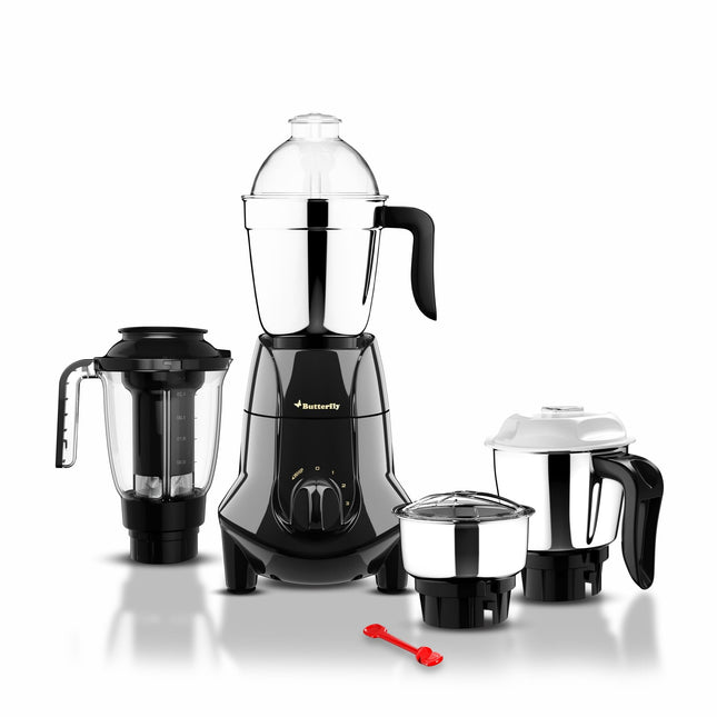Butterfly Jet Elite Mixer Grinder, 750W, 4 Jars (Grey) 