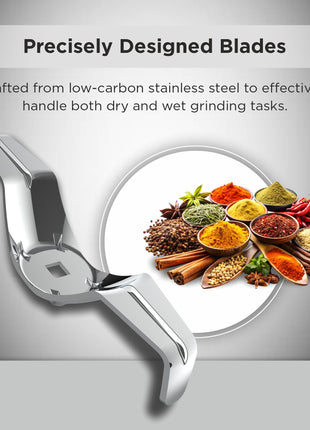 Butterfly Jet Elite Mixer Grinder, 750W, 4 Jars (Grey) 