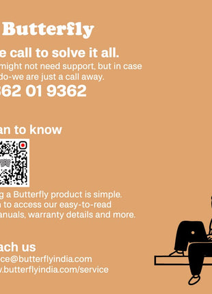 Butterfly ZieraChrome 750 Watt Mixer Grinder | 5 Jars | Uniform Grinding with Tornado Blade & Lid | Long Lasting Annealed SS Jars | Torx21 Motor| Juicer/Blender Jar | 5 Years Warranty 