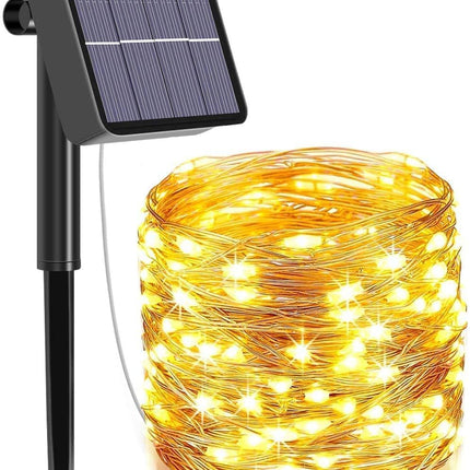 CBK Solar Fairy String Light 200 LEDs 20 Meter Inbuilt Rechargable Batery IP65 Waterproof 8 Mode Copper Wire for Indoor Outdoor Garden Yard Balcony Diwali Christmas Party & Home Decor Led Light 