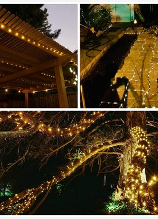 CBK Solar Fairy String Light 200 LEDs 20 Meter Inbuilt Rechargable Batery IP65 Waterproof 8 Mode Copper Wire for Indoor Outdoor Garden Yard Balcony Diwali Christmas Party & Home Decor Led Light 