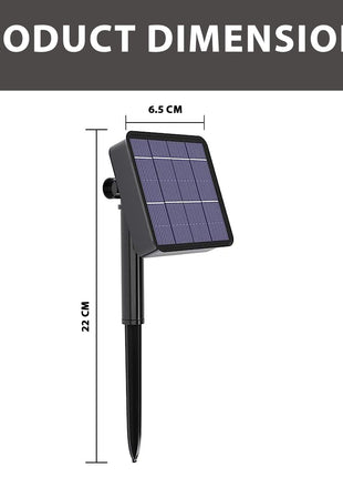 CBK Solar Fairy String Light 200 LEDs 20 Meter Inbuilt Rechargable Batery IP65 Waterproof 8 Mode Copper Wire for Indoor Outdoor Garden Yard Balcony Diwali Christmas Party & Home Decor Led Light 