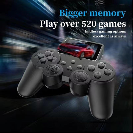 CHG S10 gamepad HD Handheld Video Game Console, Rechargeable 8 Bit Classic, Retro Mini Game with 520 in 1 Classic Game, TV Compatible, Video Games for Kids/Boys/Girls/Unisex Children/Adults 