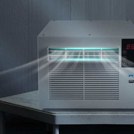 CLUB BOLLYWOOD 1881 BTU Portable Air Conditioner, 550W Cooling, Multi-Purpose, Low Noise Operation, Includes AC Unit, Remote, Exhaust Pipe, Drain Screw, Adapter, Protection Plug, Manual 