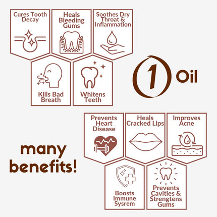 COCO CRUSH Ayurvedic Coconut Oil for Oil Pulling, Cold-pressed & Virgin | Healthy Teeth - Coconut Oil, Tea Tree Oil (100ML) 