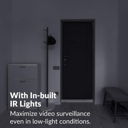 CP PLUS 2MP Full HD Smart Wi-Fi CCTV Home Security Camera | 360° with Pan Tilt | View & Talk | Motion Alert | Night Vision | SD Card (Upto 128 GB), Alexa & Google Support | IR Distance 10mtr | CP-E25A 