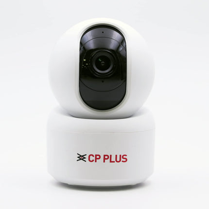 CP PLUS 3 MP Full HD Smart Wi-fi CCTV Camera | 360° Pan & Tilt | View & Talk | Motion Alert | Night Vision | SD Card (Up to 128 GB) | Alexa & OK Google | 2-Way Talk | IR Distance 10Mtr | CP-E35A 