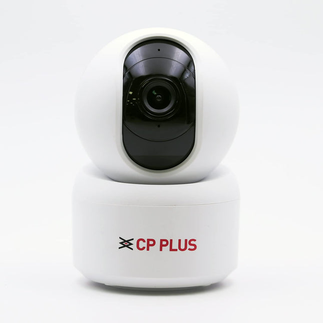 CP PLUS 3 MP Full HD Smart Wi-fi CCTV Camera | 360° Pan & Tilt | View & Talk | Motion Alert | Night Vision | SD Card (Up to 128 GB) | Alexa & OK Google | 2-Way Talk | IR Distance 10Mtr | CP-E35A 