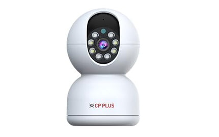 CP PLUS 3MP Smart Wi-fi CCTV Camera | 360° & Full HD Home Security | Full Color Night Vision | 2-Way Talk | Advanced Motion Tracking | SD Card Support (Upto 256GB) | IR Distance 20Mtr | EZ-P31 