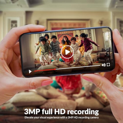 CP PLUS 3MP Smart Wi-fi CCTV Camera | 360° & Full HD Home Security | Full Color Night Vision | 2-Way Talk | Advanced Motion Tracking | SD Card Support (Upto 256GB) | IR Distance 20Mtr | EZ-P31 