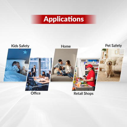 CP PLUS 4MP Wi-fi PT Home Security Smart Camera | 360˚ with Pan & Tilt | Two Way Talk | Cloud Monitoring | Motion Detect | Night Vision | Supports SD Card (Up to 128 GB) | Alexa & OK Google - CP-E41A 