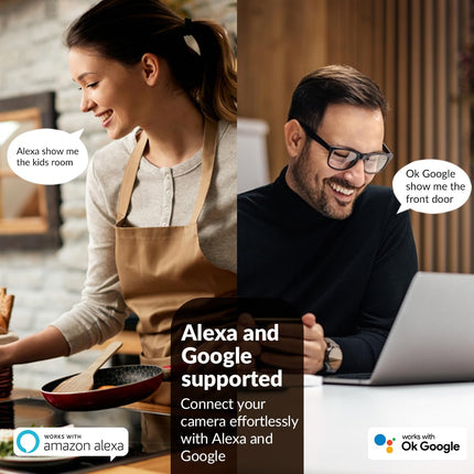 CP PLUS 4MP Wi-fi PT Home Security Smart Camera | 360˚ with Pan & Tilt | Two Way Talk | Cloud Monitoring | Motion Detect | Night Vision | Supports SD Card (Up to 128 GB) | Alexa & OK Google - CP-E41A 