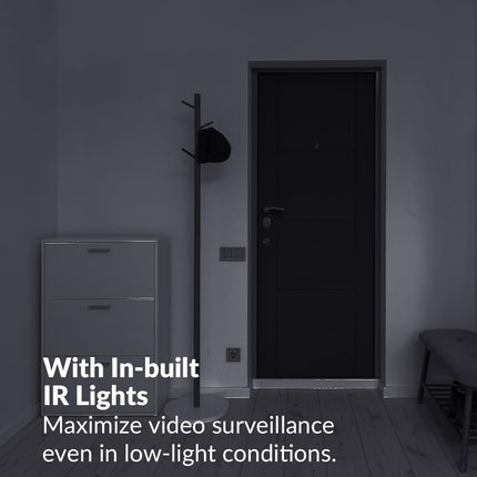 CP PLUS 4MP Wi-fi PT Home Security Smart Camera | 360˚ with Pan & Tilt | Two Way Talk | Cloud Monitoring | Motion Detect | Night Vision | Supports SD Card (Up to 128 GB) | Alexa & OK Google - CP-E41A 