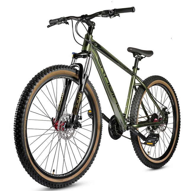 CRADIAC - Alpha PRO Gen 2 | 21 Gear MTB Cycle | 6061 Alloy Frame | Dual DISC | 27.5" Inch Mountain Cycle | Zoom Lockout Suspension | Ideal for 15+ Years Men/Boys/Girls 