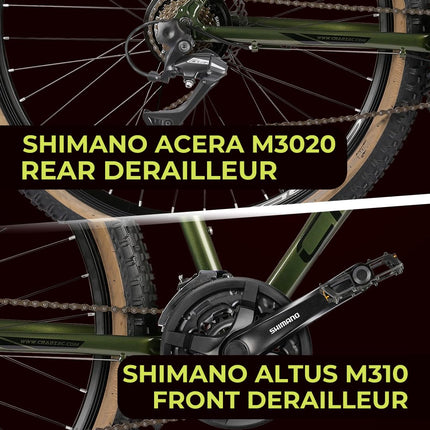 CRADIAC - Alpha PRO Gen 2 | 21 Gear MTB Cycle | 6061 Alloy Frame | Dual DISC | 27.5" Inch Mountain Cycle | Zoom Lockout Suspension | Ideal for 15+ Years Men/Boys/Girls 