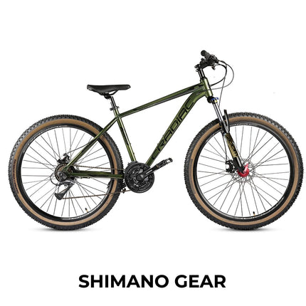 CRADIAC - Alpha PRO Gen 2 | 21 Gear MTB Cycle | 6061 Alloy Frame | Dual DISC | 27.5" Inch Mountain Cycle | Zoom Lockout Suspension | Ideal for 15+ Years Men/Boys/Girls 