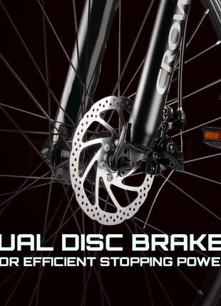 CROW - Fusion 21 Speed | 6061 Light Weight Alloy Frame | 21 Speed Gear Cycle | Lockout Suspension | 29" INCH MTB | Disc Brake | Ideal for 15+ Years with 5.8FT + 