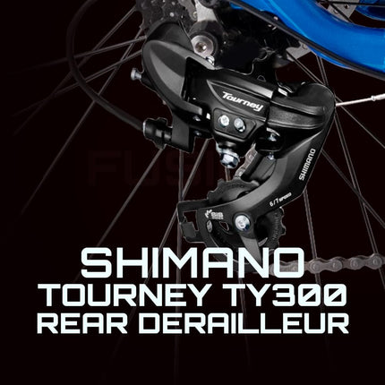 CROW - Fusion 21 Speed | 6061 Light Weight Alloy Frame | 21 Speed Gear Cycle | Lockout Suspension | 29" INCH MTB | Disc Brake | Ideal for 15+ Years with 5.8FT + 