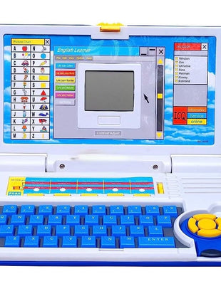 Cable World® Educational Laptop Computer Toy for Kids Above 3 Years - 20 Fun Activity Learning Machine, Now Learn Letter, Words, Games, Mathematics, Music, Logic, Memory Tool 