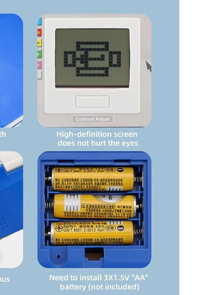 Cable World® Educational Laptop Computer Toy for Kids Above 3 Years - 20 Fun Activity Learning Machine, Now Learn Letter, Words, Games, Mathematics, Music, Logic, Memory Tool 