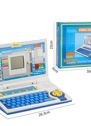 Cable World® Educational Laptop Computer Toy for Kids Above 3 Years - 20 Fun Activity Learning Machine, Now Learn Letter, Words, Games, Mathematics, Music, Logic, Memory Tool 