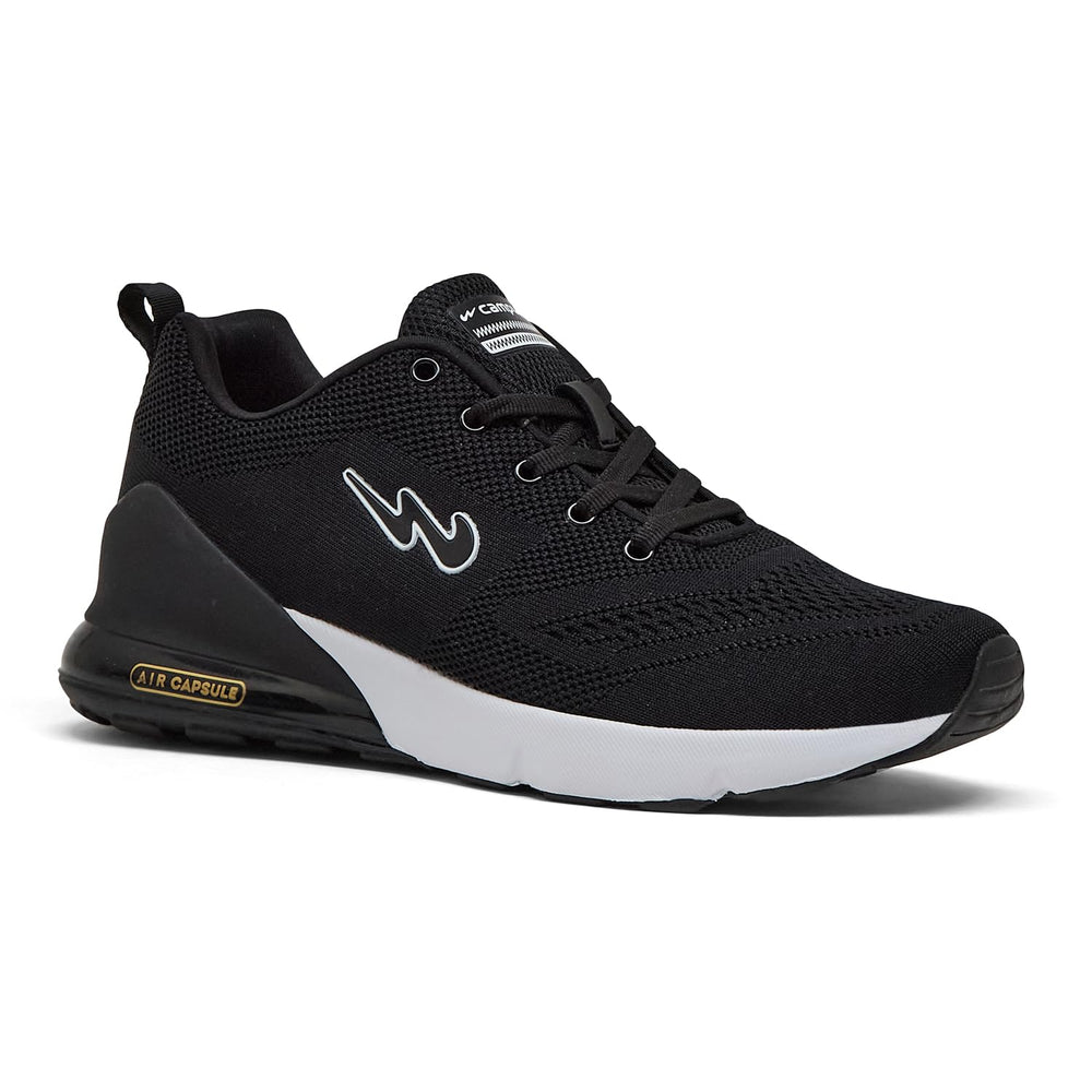 Campus Men's North Plus BLK Running Shoe-7 Kids UK (11G-677)