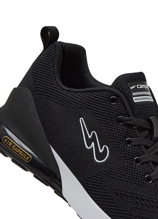 Campus Men's North Plus BLK Running Shoe-7 Kids UK (11G-677) 
