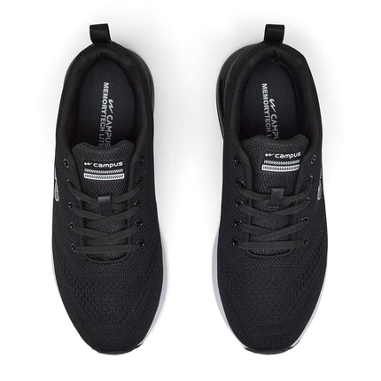 Campus Men's North Plus BLK Running Shoe-7 Kids UK (11G-677) 