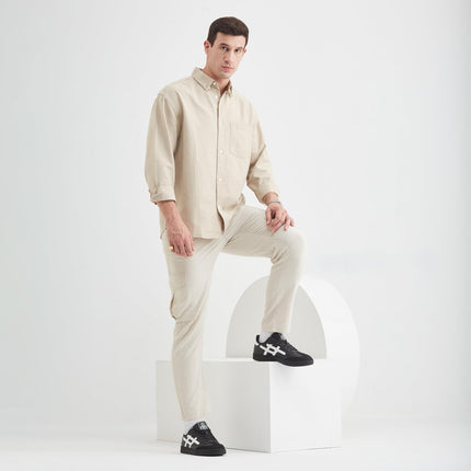 Campus Men's Roar Sneakers BLK/WHT - 8UK/India 