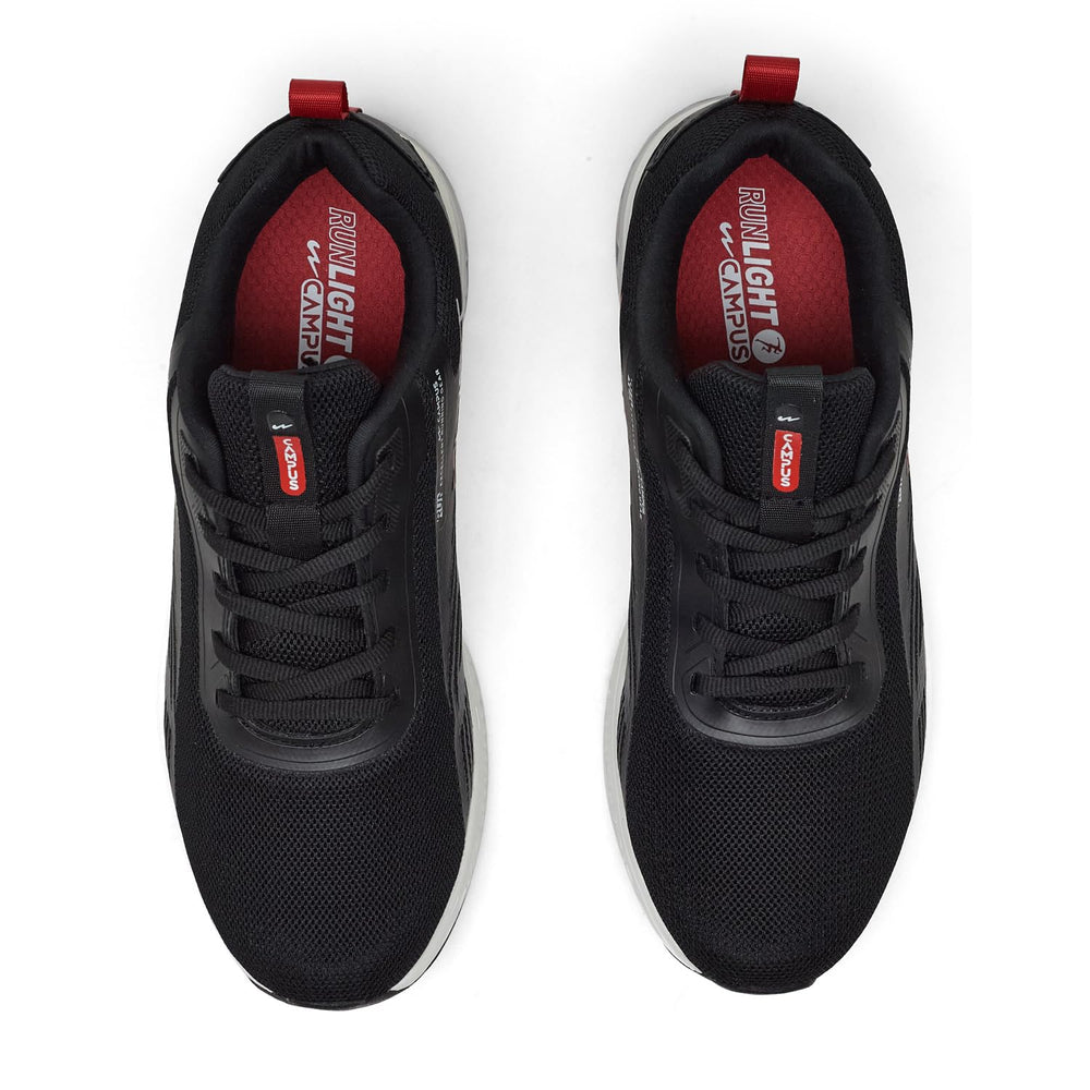Campus Mens First Running Shoes Black Red Size 10 UK