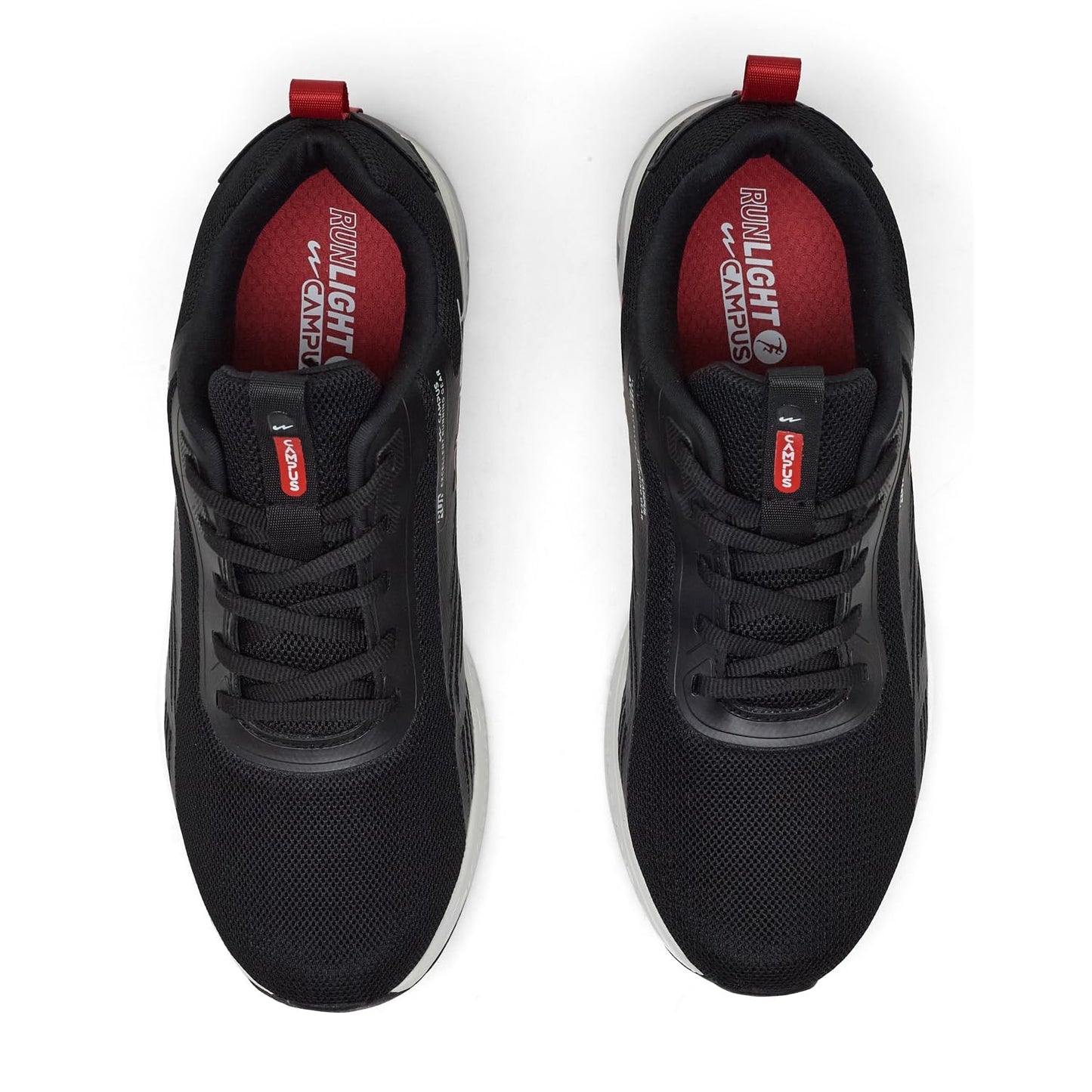 Campus Mens First Running Shoes Black Red Size 10 UK 