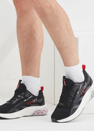 Campus Mens First Running Shoes Black Red Size 10 UK 