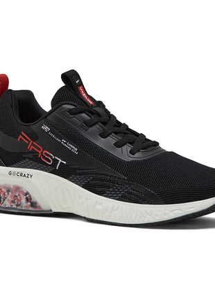 Campus Mens First Running Shoes Black Red Size 10 UK 