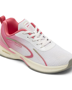 Campus Women's Revi White Pink Running Shoes 5UK 1 Pair 