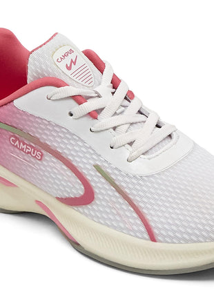Campus Women's Revi White Pink Running Shoes 5UK 1 Pair 