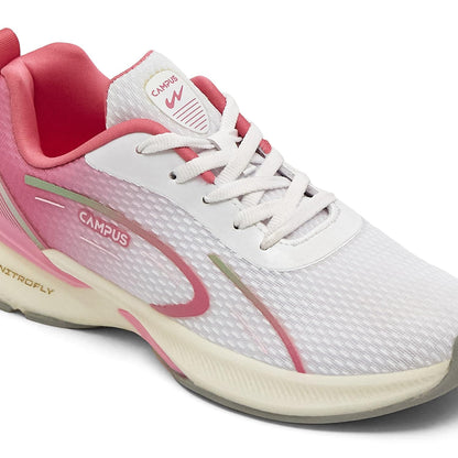 Campus Women's Revi White Pink Running Shoes 5UK 1 Pair 