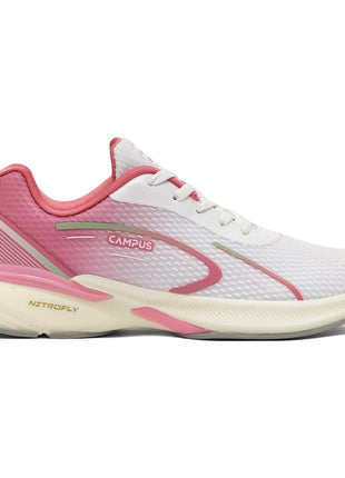 Campus Women's Revi White Pink Running Shoes 5UK 1 Pair 