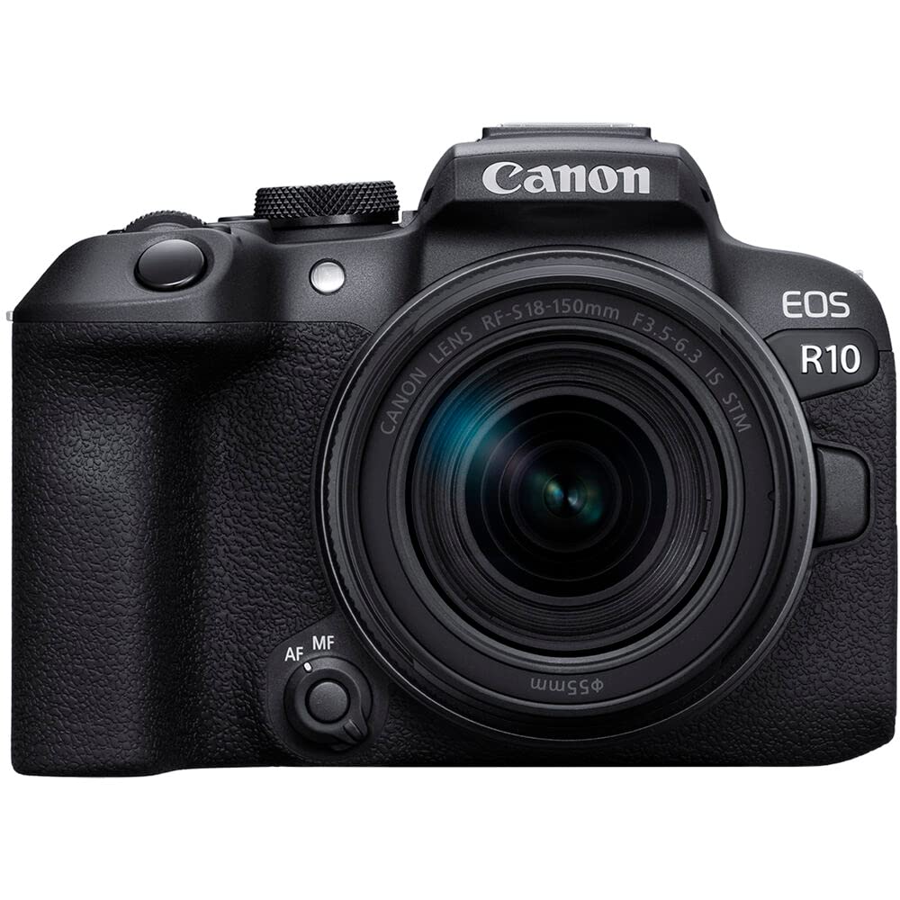 Canon EOS R10 24.2MP RF-S18-150 F/3.5-6.3 IS STM Mirrorless Camera (APS-C Sendor, 4K UHD Video) for Wedding & Content Creators - Black 